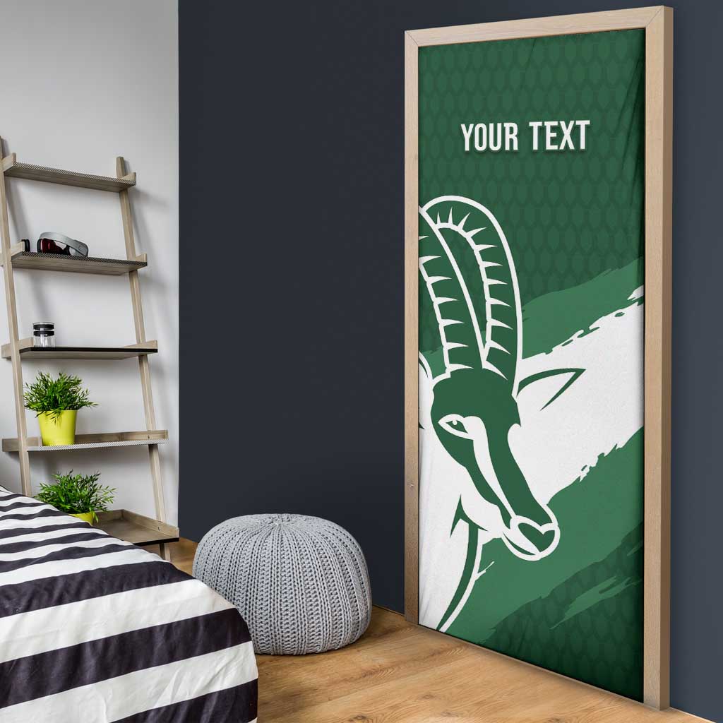 Zimbabwe Rugby Personalized Grunge Door Cover GO Sables - Wonder Print Shop