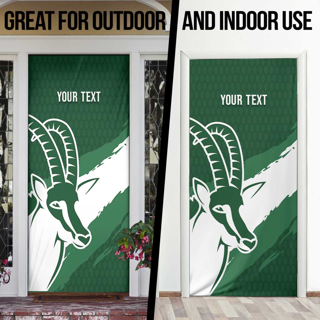 Zimbabwe Rugby Personalized Grunge Door Cover GO Sables - Wonder Print Shop