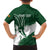Zimbabwe Rugby Personalized Grunge Family Matching Off The Shoulder Long Sleeve Dress and Hawaiian Shirt GO Sables - Wonder Print Shop