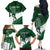 Zimbabwe Rugby Personalized Grunge Family Matching Off The Shoulder Long Sleeve Dress and Hawaiian Shirt GO Sables - Wonder Print Shop