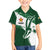 Zimbabwe Rugby Personalized Grunge Family Matching Off The Shoulder Long Sleeve Dress and Hawaiian Shirt GO Sables - Wonder Print Shop