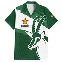 Zimbabwe Rugby Personalized Grunge Family Matching Off Shoulder Short Dress and Hawaiian Shirt GO Sables - Wonder Print Shop