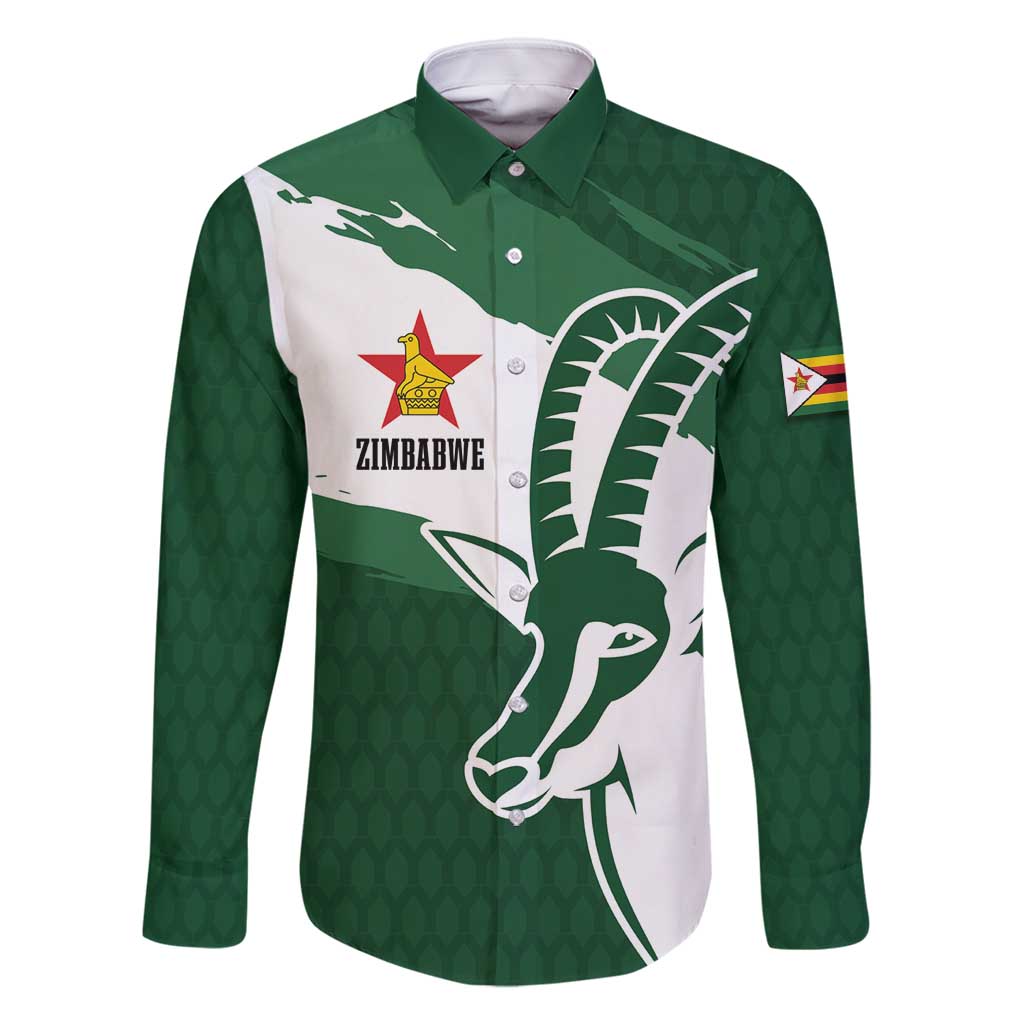 Zimbabwe Rugby Personalized Grunge Family Matching Off Shoulder Short Dress and Hawaiian Shirt GO Sables - Wonder Print Shop