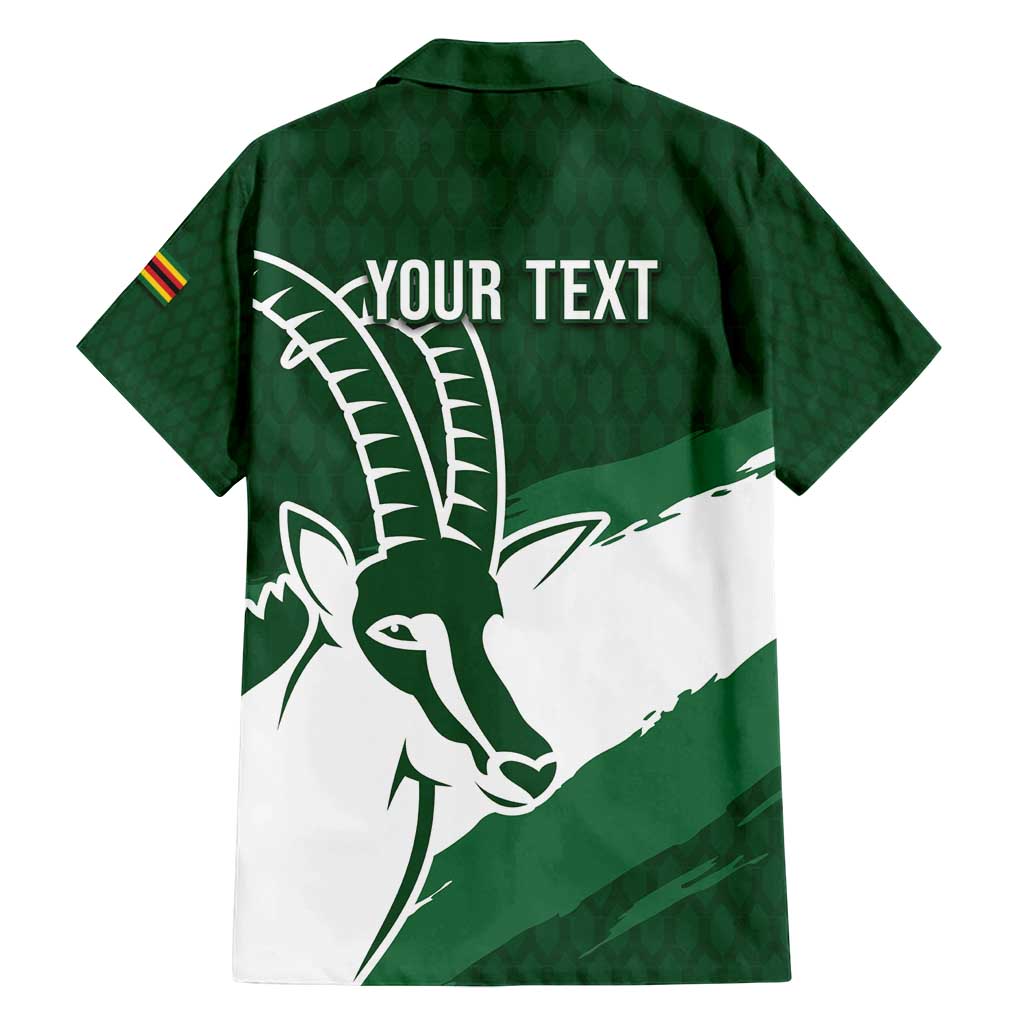 Zimbabwe Rugby Personalized Grunge Family Matching Puletasi and Hawaiian Shirt GO Sables - Wonder Print Shop