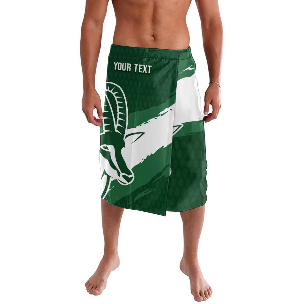 Zimbabwe Rugby Personalized Grunge Lavalava GO Sables - Wonder Print Shop