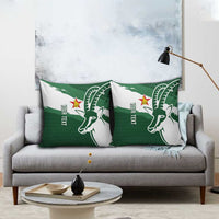 Zimbabwe Rugby Personalized Grunge Pillow Cover GO Sables - Wonder Print Shop