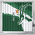Zimbabwe Rugby Personalized Grunge Shower Curtain GO Sables - Wonder Print Shop