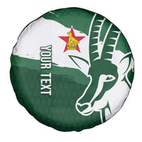 Zimbabwe Rugby Personalized Grunge Spare Tire Cover GO Sables - Wonder Print Shop