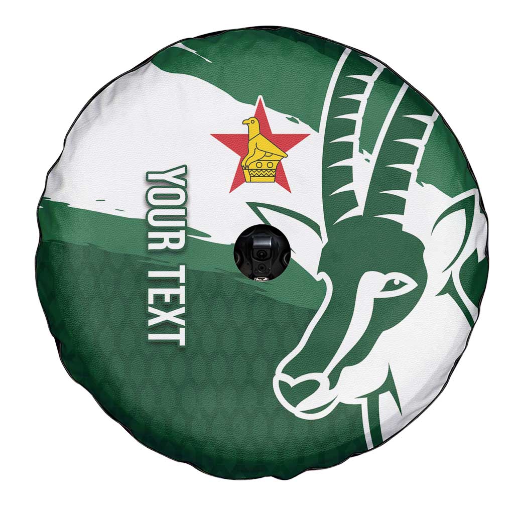 Zimbabwe Rugby Personalized Grunge Spare Tire Cover GO Sables - Wonder Print Shop
