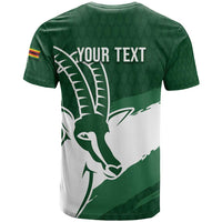 Zimbabwe Rugby Personalized Grunge T Shirt GO Sables - Wonder Print Shop
