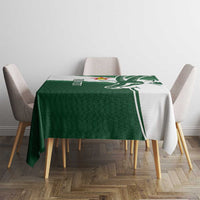 Zimbabwe Rugby Personalized Grunge Tablecloth GO Sables - Wonder Print Shop