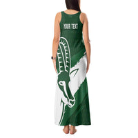 Zimbabwe Rugby Personalized Grunge Tank Maxi Dress GO Sables - Wonder Print Shop