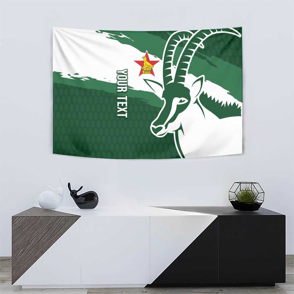 Zimbabwe Rugby Personalized Grunge Tapestry GO Sables - Wonder Print Shop