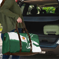 Zimbabwe Rugby Personalized Grunge Travel Bag GO Sables - Wonder Print Shop