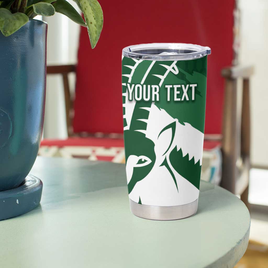 Zimbabwe Rugby Personalized Grunge Tumbler Cup GO Sables - Wonder Print Shop