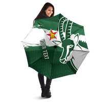 Zimbabwe Rugby Personalized Grunge Umbrella GO Sables - Wonder Print Shop