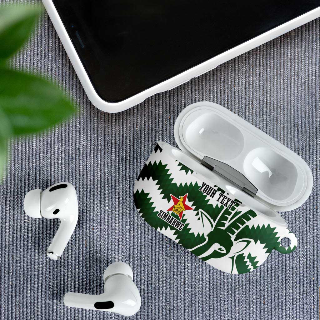 Zimbabwe Rugby The Sables Personalized AirPods Case Retro Jersey Inspired - Wonder Print Shop