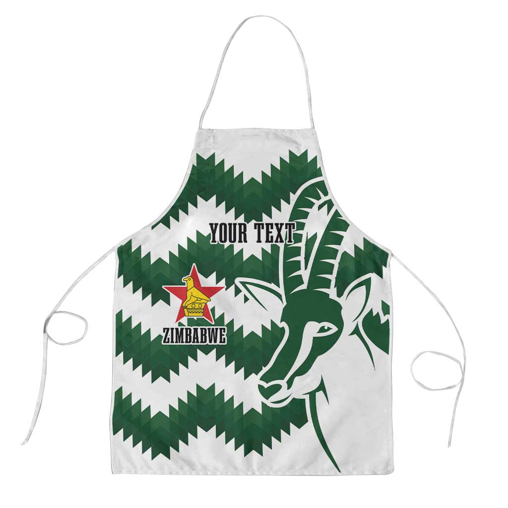 Zimbabwe Rugby The Sables Personalized Apron Retro Jersey Inspired - Wonder Print Shop