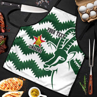 Zimbabwe Rugby The Sables Personalized Apron Retro Jersey Inspired - Wonder Print Shop