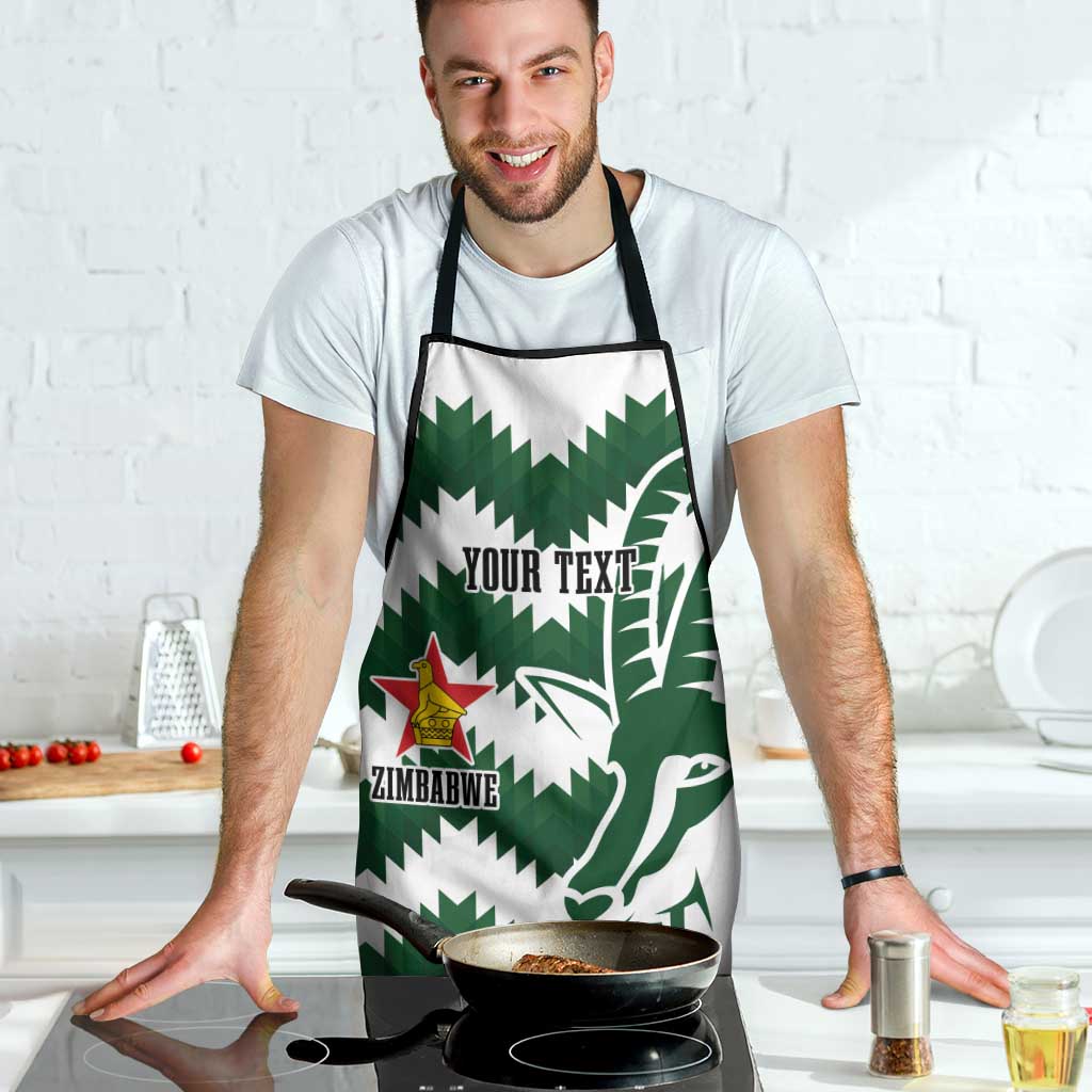 Zimbabwe Rugby The Sables Personalized Apron Retro Jersey Inspired - Wonder Print Shop
