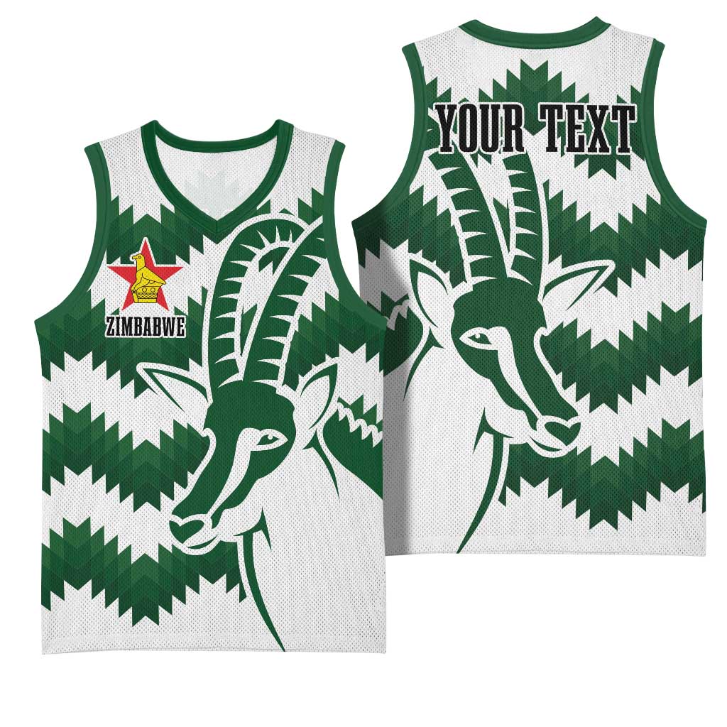 Zimbabwe Rugby The Sables Personalized Basketball Jersey Retro Jersey Inspired - Wonder Print Shop