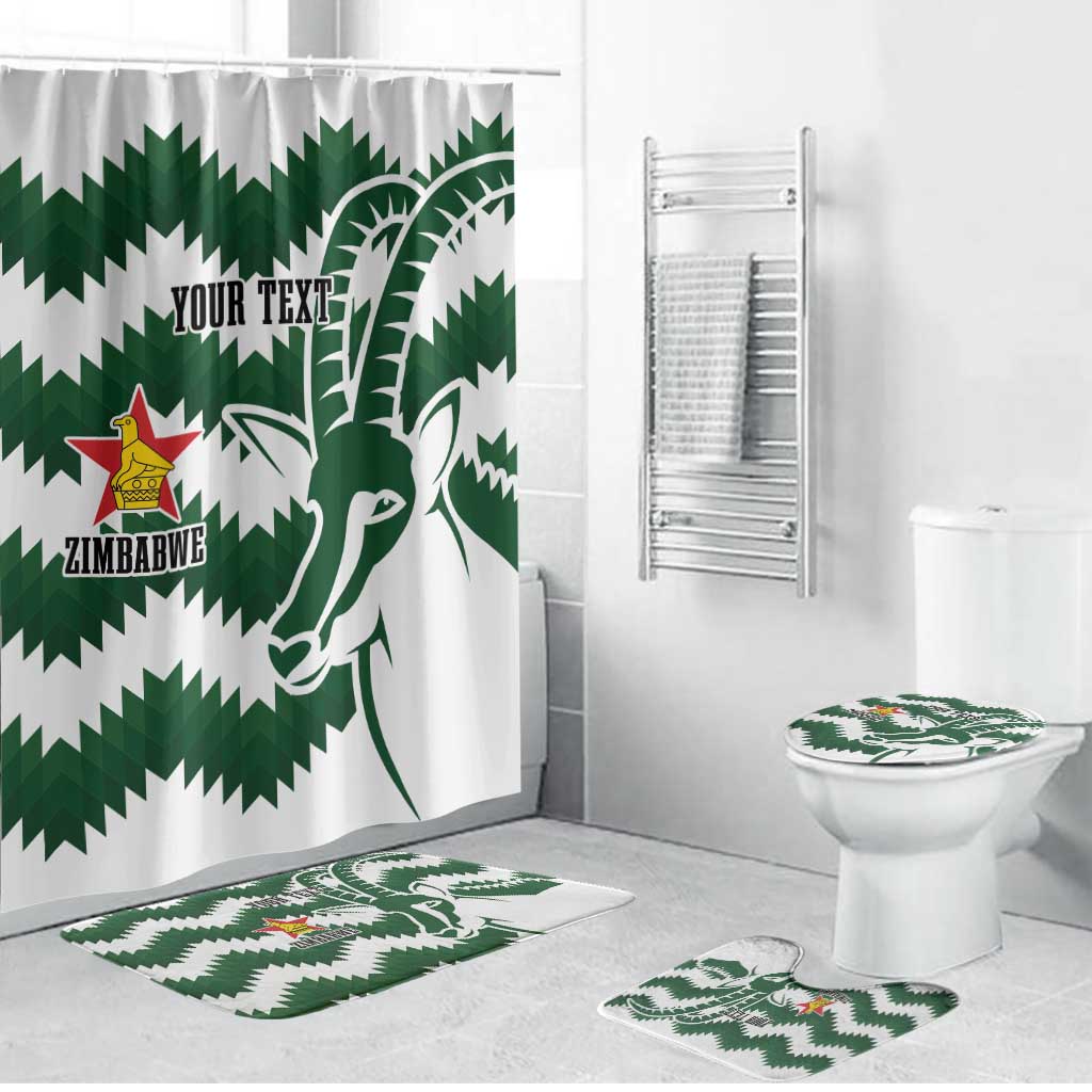 Zimbabwe Rugby The Sables Personalized Bathroom Set Retro Jersey Inspired - Wonder Print Shop