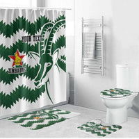 Zimbabwe Rugby The Sables Personalized Bathroom Set Retro Jersey Inspired - Wonder Print Shop