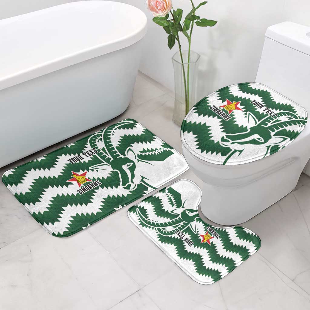 Zimbabwe Rugby The Sables Personalized Bathroom Set Retro Jersey Inspired - Wonder Print Shop