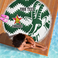 Zimbabwe Rugby The Sables Personalized Beach Blanket Retro Jersey Inspired - Wonder Print Shop