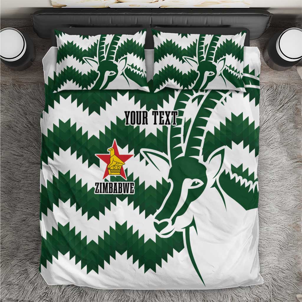 Zimbabwe Rugby The Sables Personalized Bedding Set Retro Jersey Inspired - Wonder Print Shop