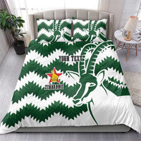 Zimbabwe Rugby The Sables Personalized Bedding Set Retro Jersey Inspired - Wonder Print Shop