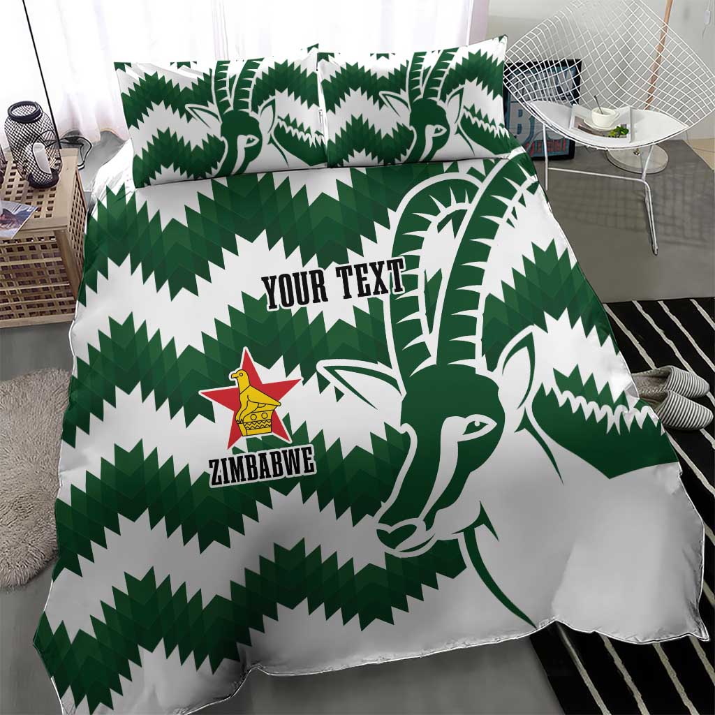 Zimbabwe Rugby The Sables Personalized Bedding Set Retro Jersey Inspired - Wonder Print Shop