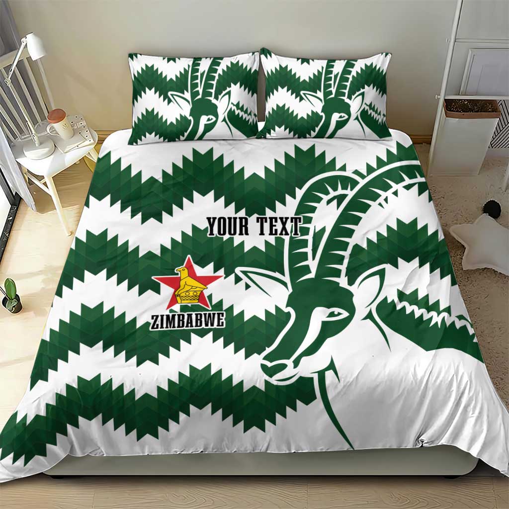 Zimbabwe Rugby The Sables Personalized Bedding Set Retro Jersey Inspired - Wonder Print Shop