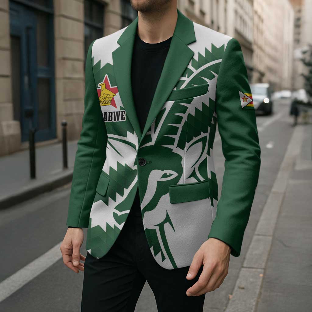 Zimbabwe Rugby The Sables Personalized Blazer Retro Jersey Inspired - Wonder Print Shop