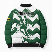 Zimbabwe Rugby The Sables Personalized Bomber Puffer Jacket Retro Jersey Inspired - Wonder Print Shop