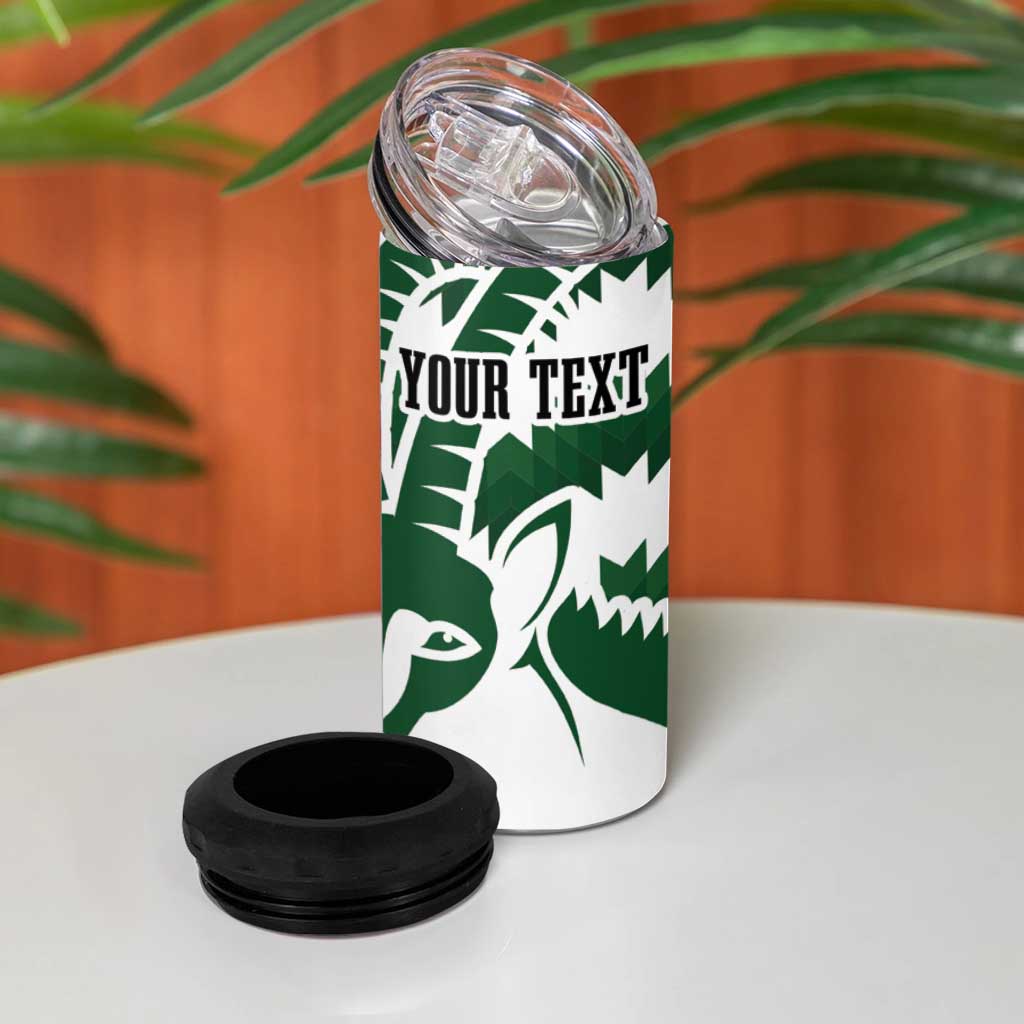 Zimbabwe Rugby The Sables Personalized 4 in 1 Can Cooler Tumbler Retro Jersey Inspired - Wonder Print Shop