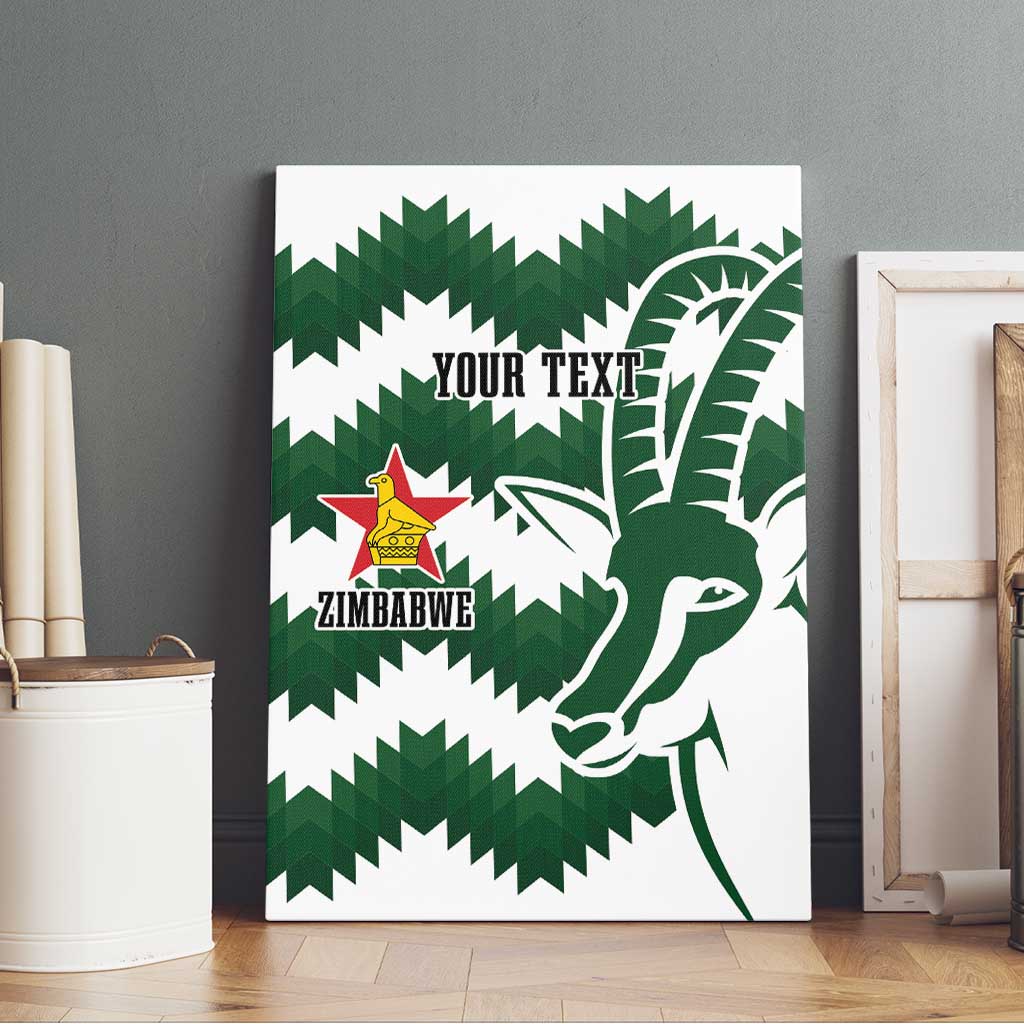 Zimbabwe Rugby The Sables Personalized Canvas Wall Art Retro Jersey Inspired - Wonder Print Shop