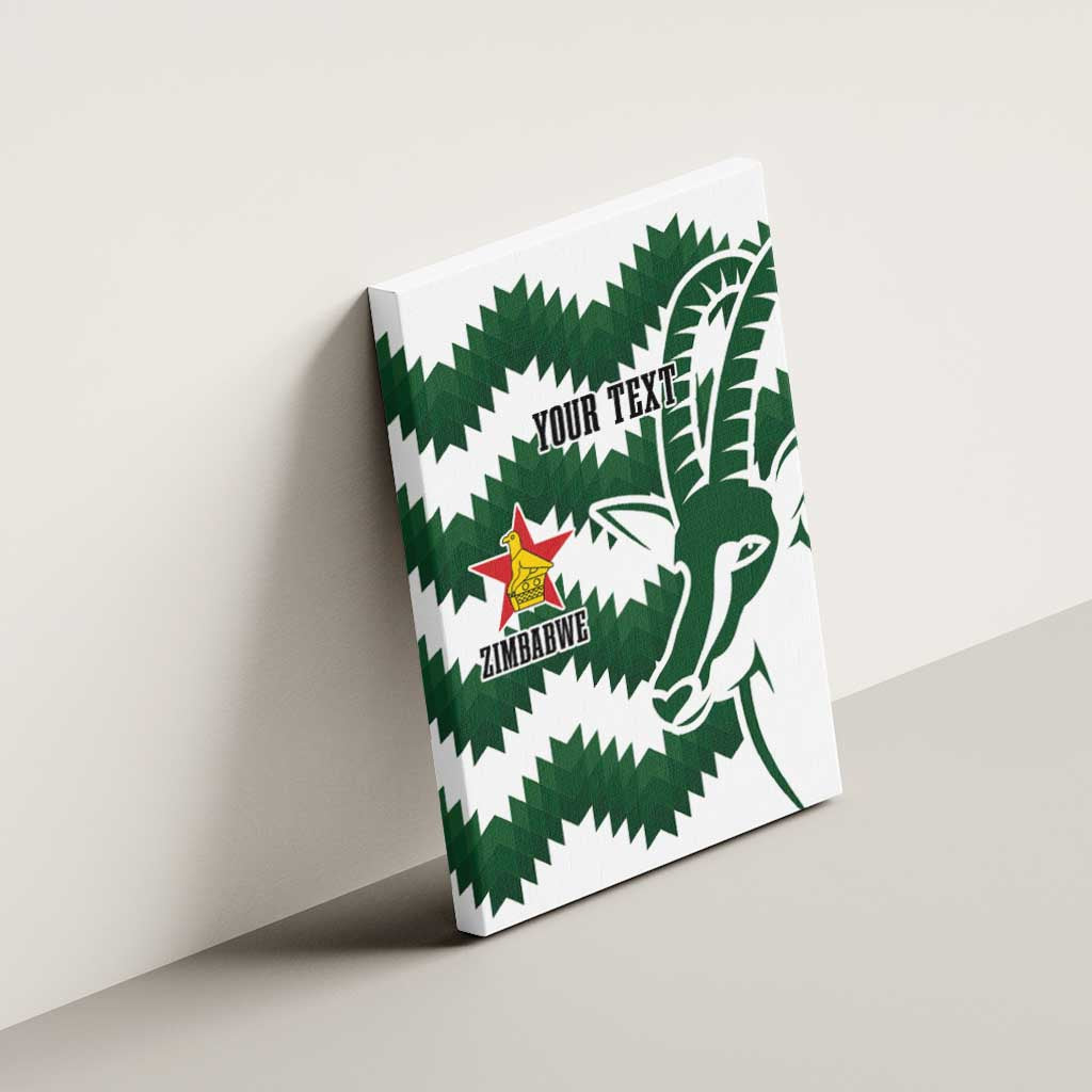 Zimbabwe Rugby The Sables Personalized Canvas Wall Art Retro Jersey Inspired - Wonder Print Shop