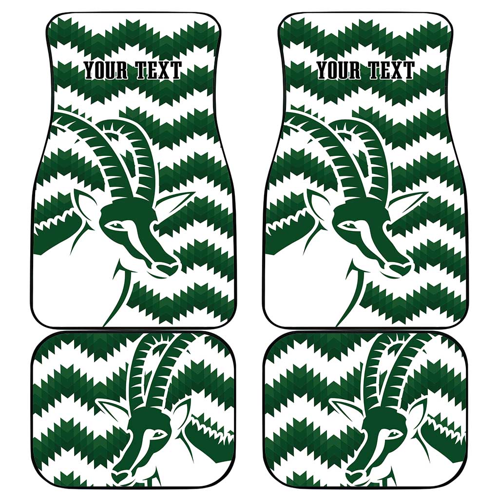 Zimbabwe Rugby The Sables Personalized Car Mats Retro Jersey Inspired - Wonder Print Shop