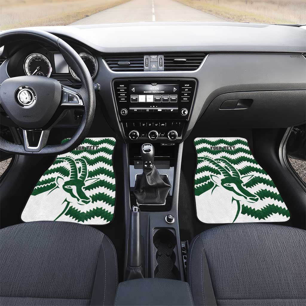 Zimbabwe Rugby The Sables Personalized Car Mats Retro Jersey Inspired - Wonder Print Shop