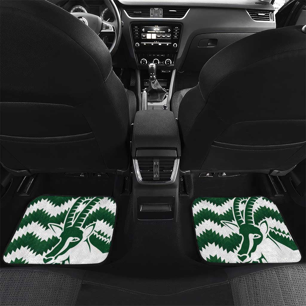 Zimbabwe Rugby The Sables Personalized Car Mats Retro Jersey Inspired - Wonder Print Shop