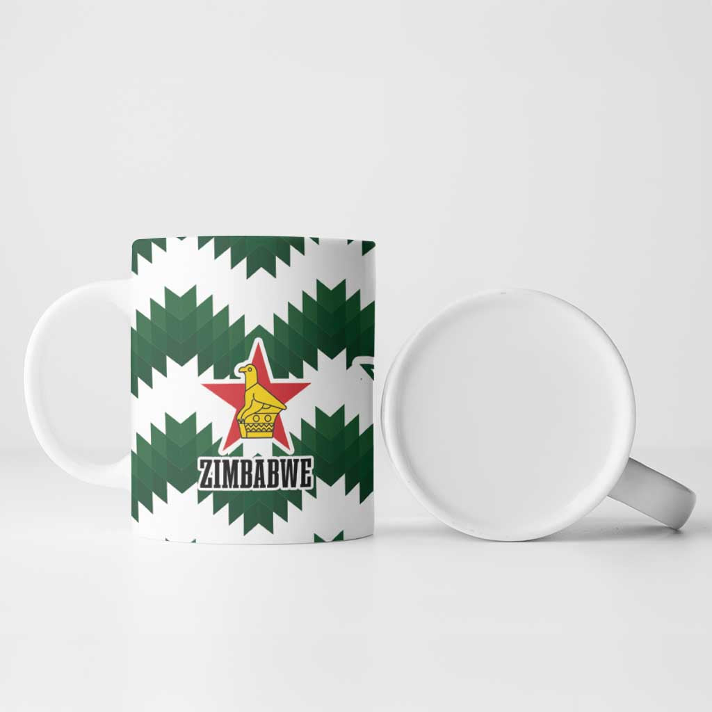 Zimbabwe Rugby The Sables Personalized Ceramic Mug Retro Jersey Inspired - Wonder Print Shop