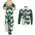Zimbabwe Rugby The Sables Personalized Couples Matching Summer Maxi Dress and Long Sleeve Button Shirt Retro Jersey Inspired - Wonder Print Shop