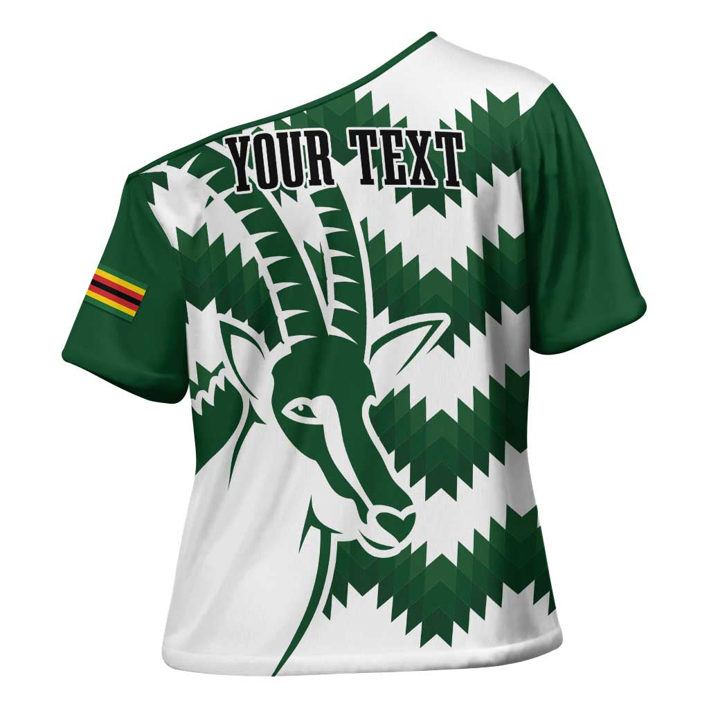 Zimbabwe Rugby The Sables Personalized Cross Shoulder Shirt Retro Jersey Inspired - Wonder Print Shop