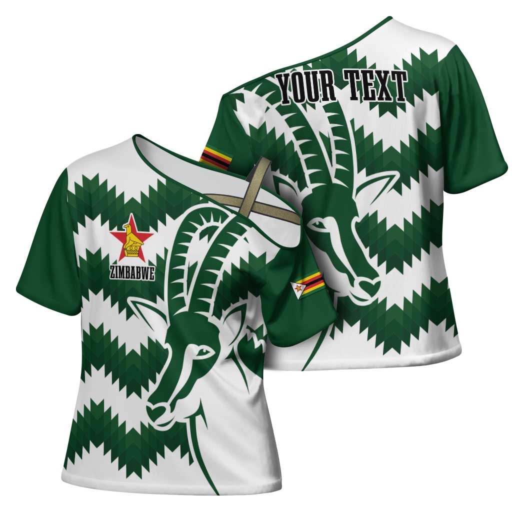 Zimbabwe Rugby The Sables Personalized Cross Shoulder Shirt Retro Jersey Inspired - Wonder Print Shop