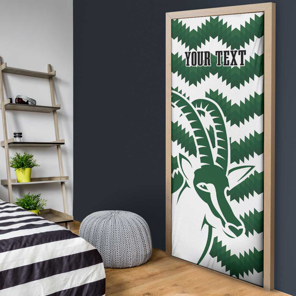 Zimbabwe Rugby The Sables Personalized Door Cover Retro Jersey Inspired - Wonder Print Shop