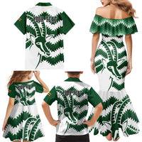 Zimbabwe Rugby The Sables Personalized Family Matching Mermaid Dress and Hawaiian Shirt Retro Jersey Inspired - Wonder Print Shop