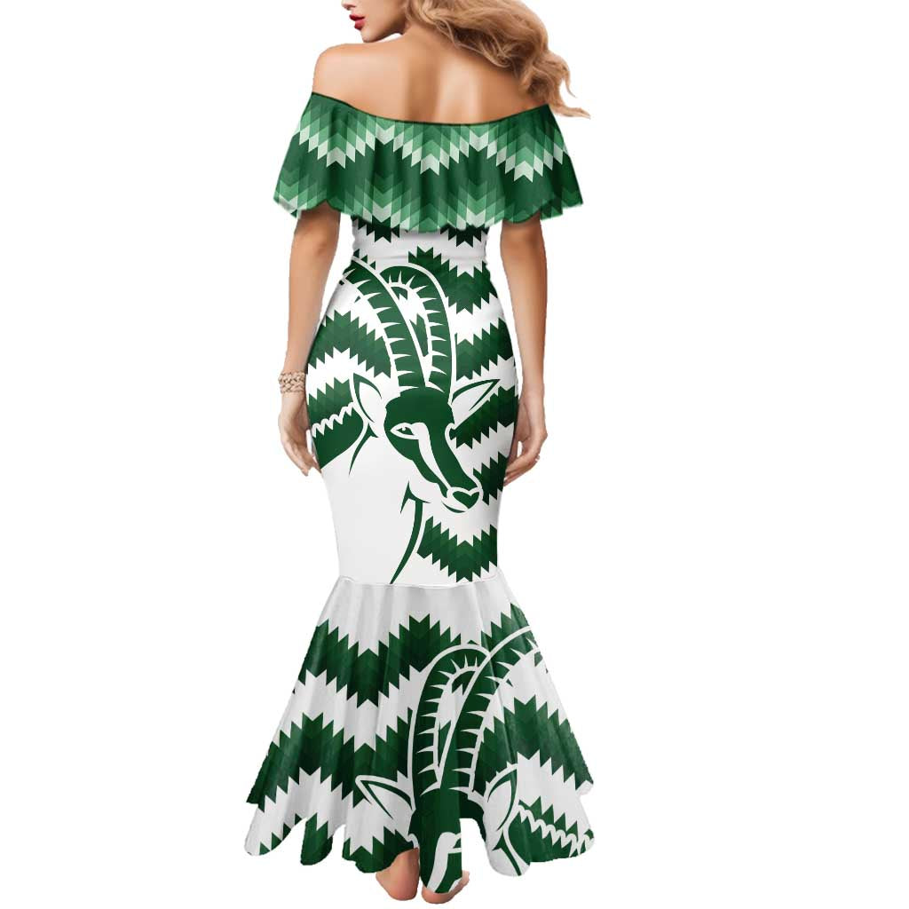 Zimbabwe Rugby The Sables Personalized Family Matching Mermaid Dress and Hawaiian Shirt Retro Jersey Inspired - Wonder Print Shop