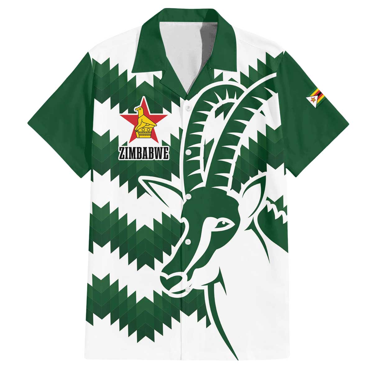 Zimbabwe Rugby The Sables Personalized Family Matching Off The Shoulder Long Sleeve Dress and Hawaiian Shirt Retro Jersey Inspired - Wonder Print Shop