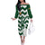 Zimbabwe Rugby The Sables Personalized Family Matching Off The Shoulder Long Sleeve Dress and Hawaiian Shirt Retro Jersey Inspired - Wonder Print Shop